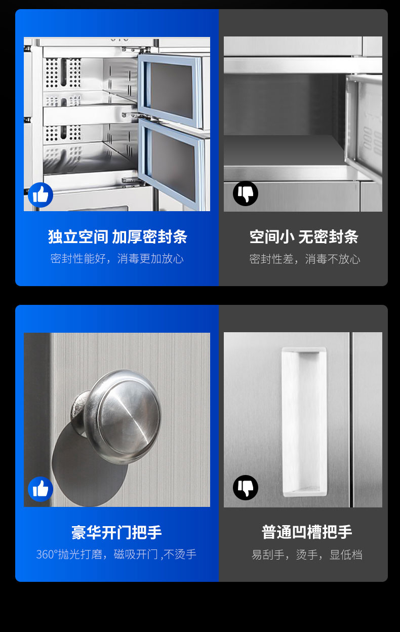 永利yl23411多室消毒柜与其他消毒柜对比2