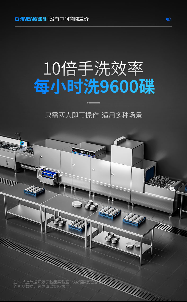 永利yl23411长龙洗碗机每小时洗9600碟