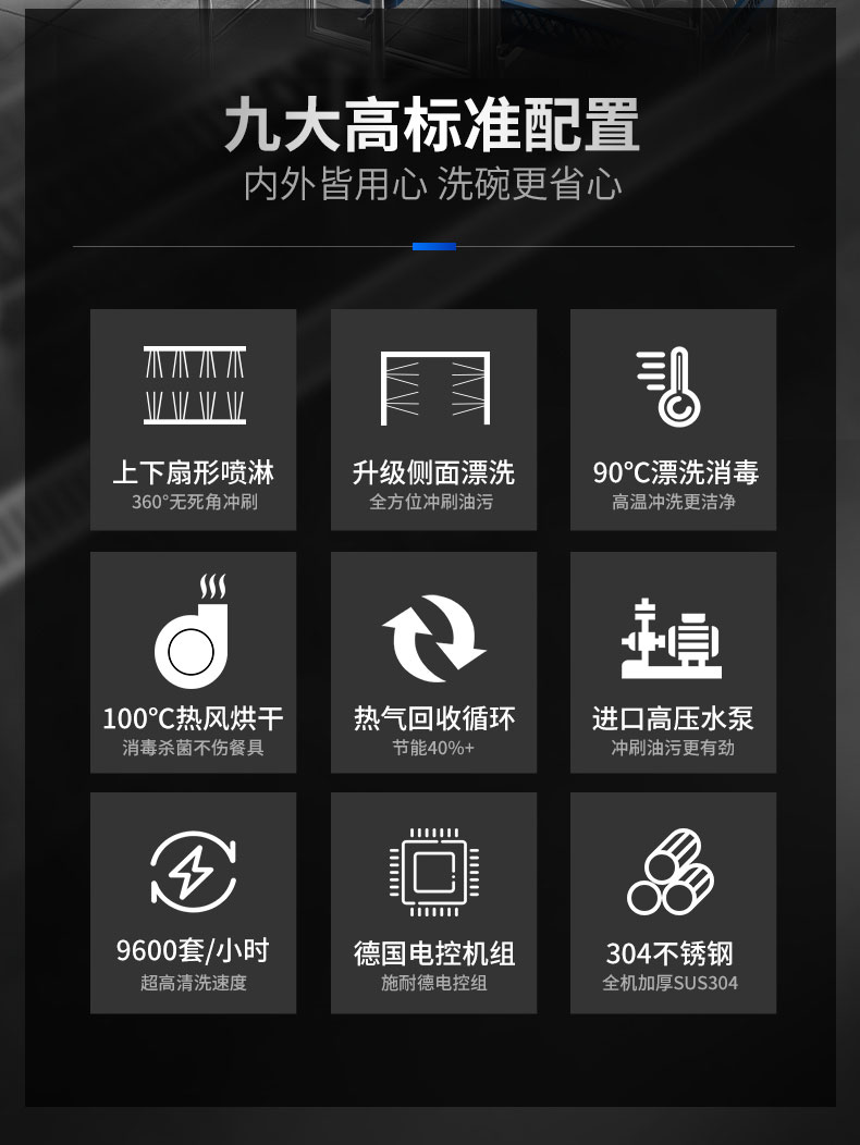 永利yl23411长龙洗碗机9大配置