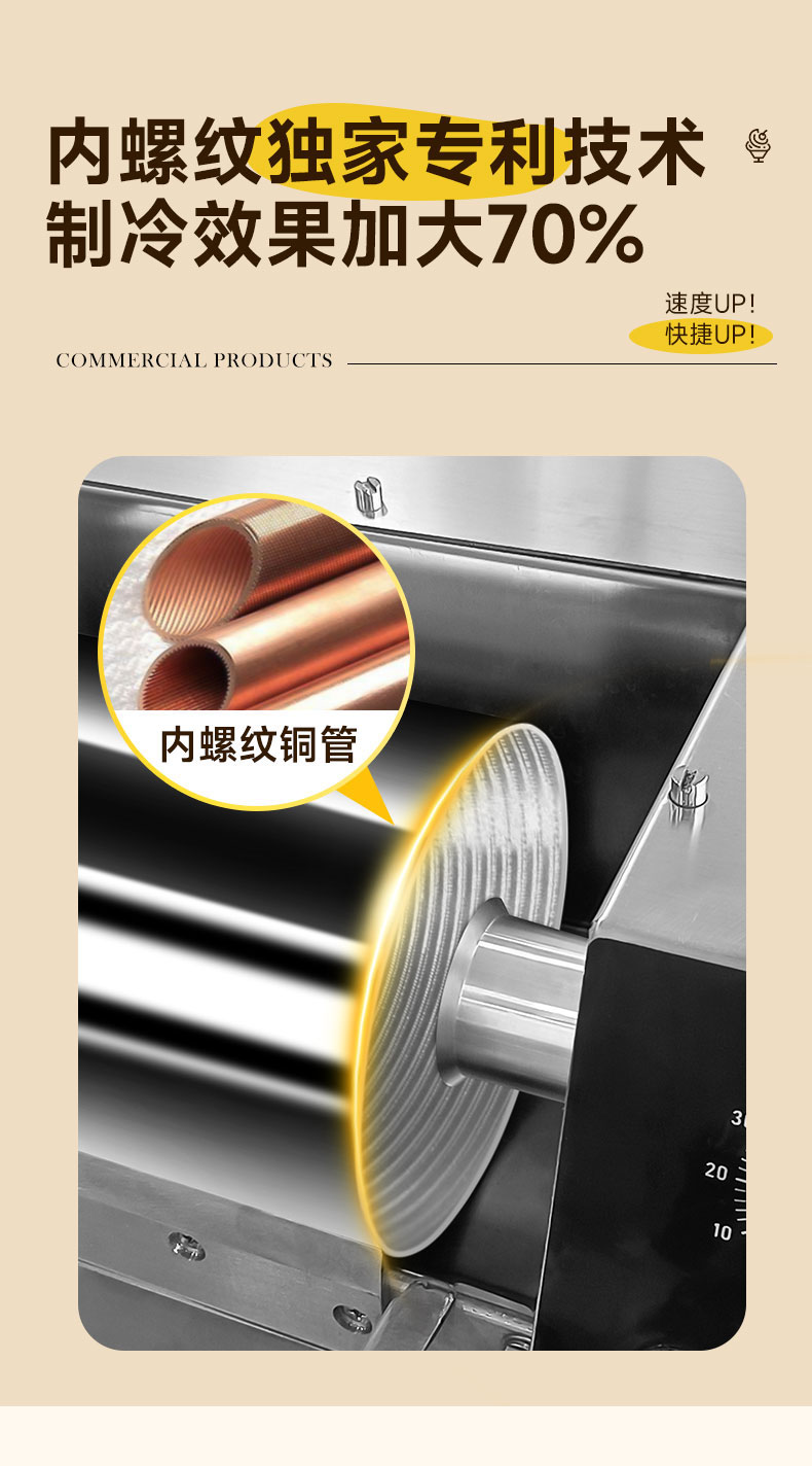 永利yl23411雪花冰机内螺纹铜管